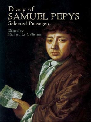 cover image of Diary of Samuel Pepys
